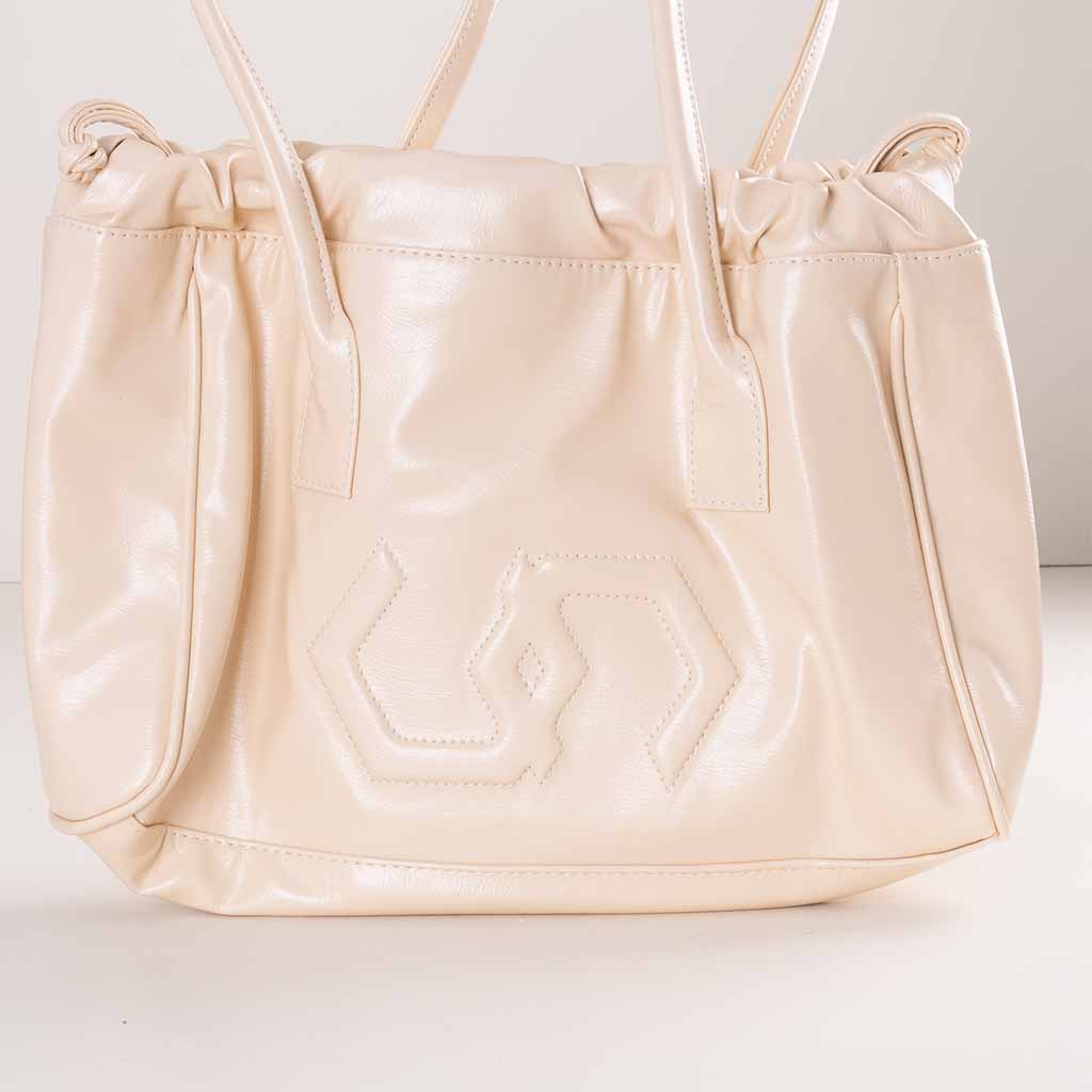 product-image-Cocan Beige Bag & Pink Roses Bouquet