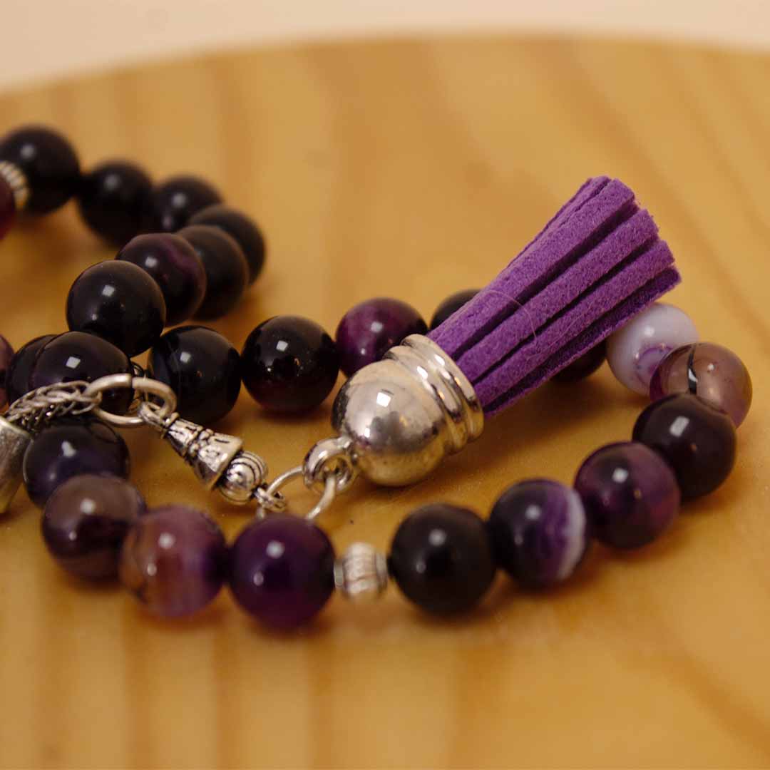 product-image-Purple Suleimani Rosary & Pink Roses Boutique