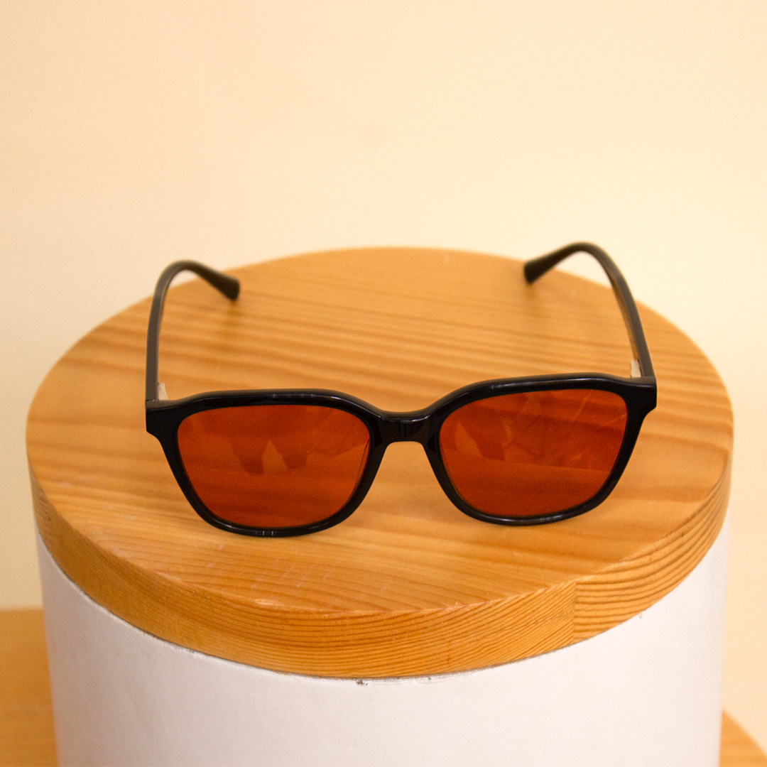 product-image-Sedrak Black Sunglasses with Orange Lenses – Summer Collection