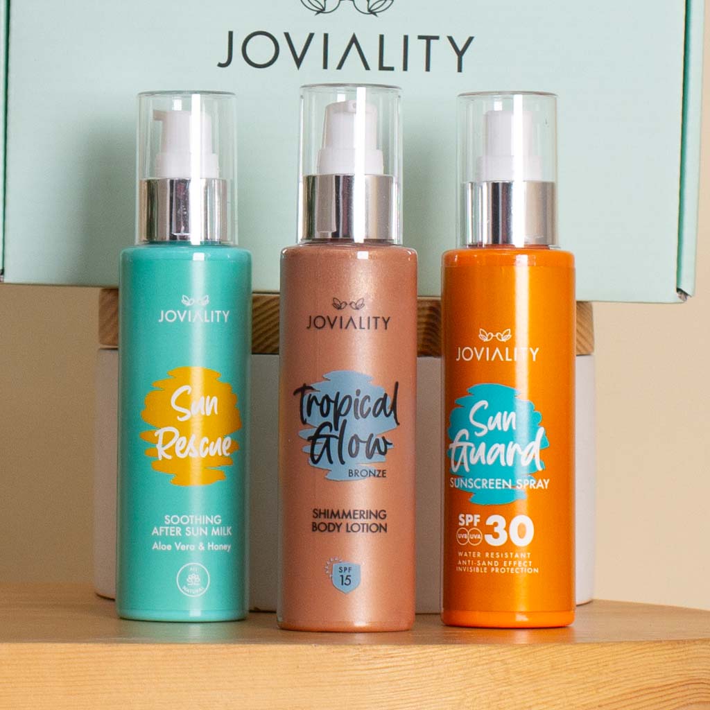 product-image-Joviality Sun Care Gift Box with Unique Vase