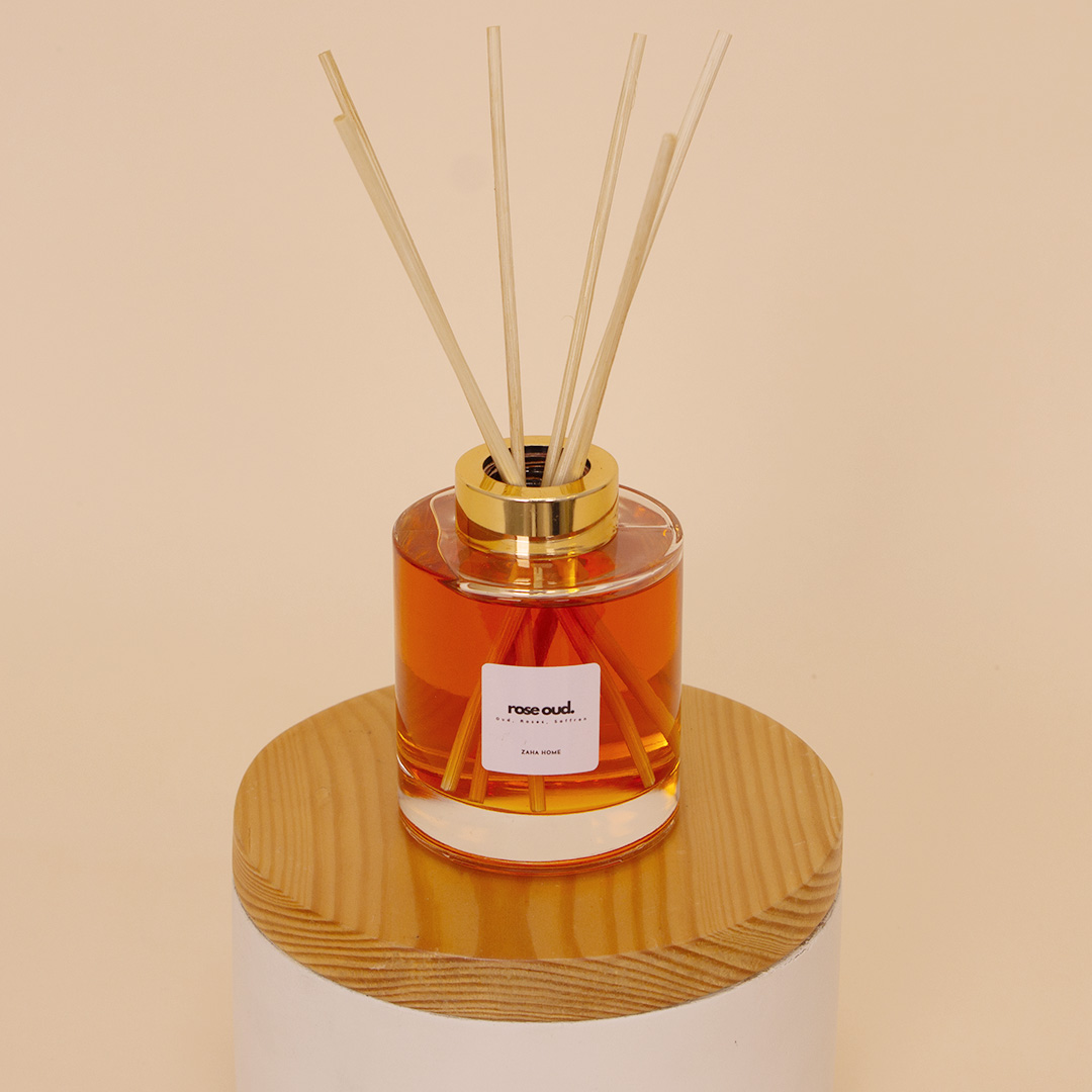 product-image-Zaha Home: "Rose Oud" Reed Diffuser
