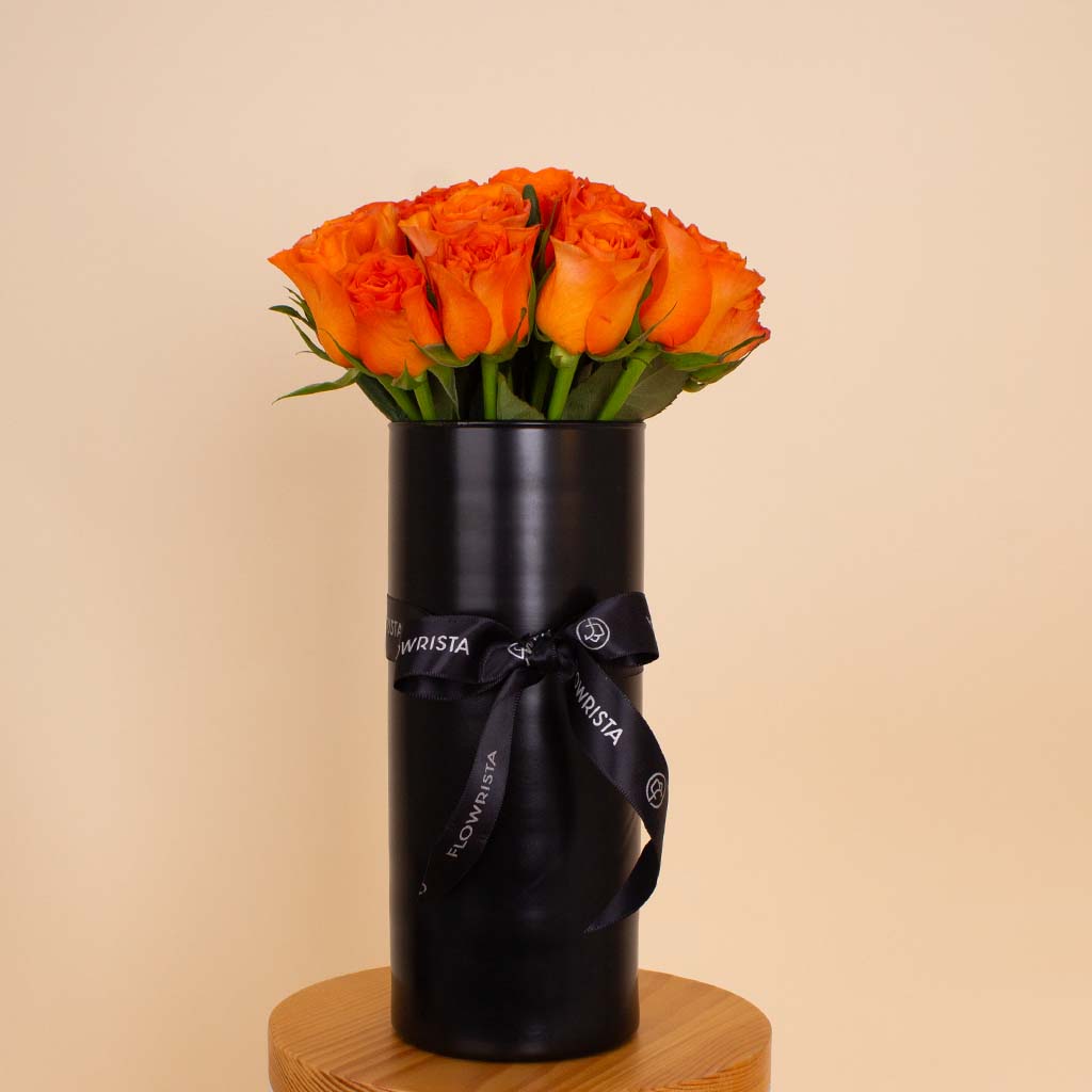 product-image-The Master’s Beard Kit – Premium Gift Edition & Orange Roses Vase