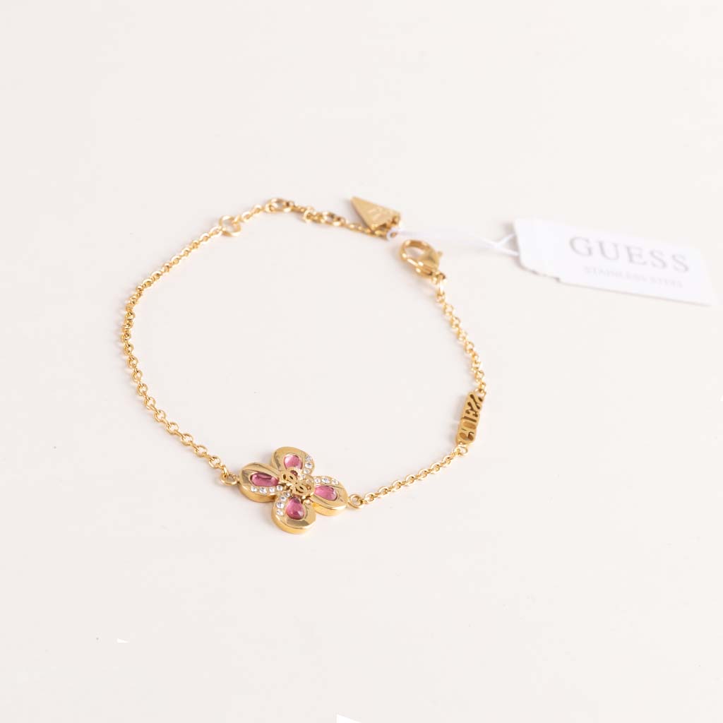 product-image-Guess Flower Blossom Bracelet & Pink Roses Bouquet