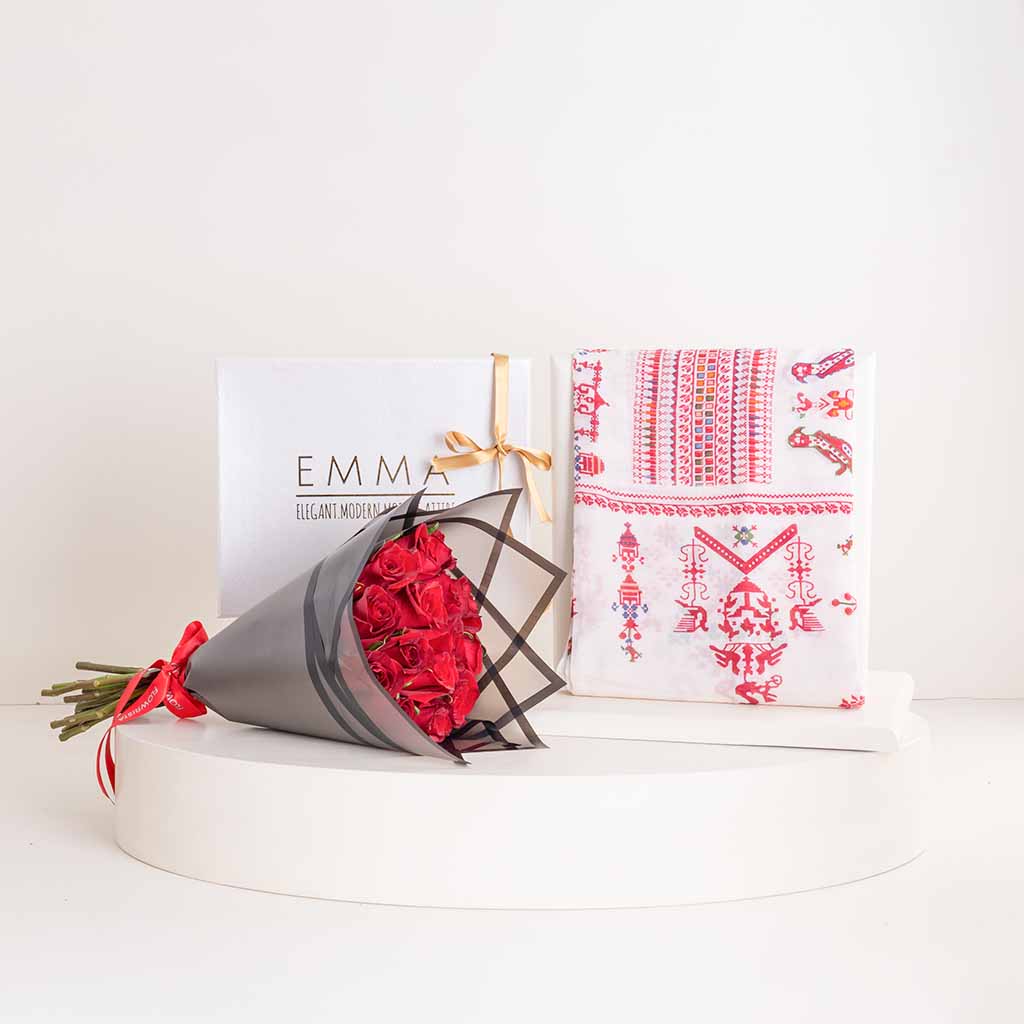 product-image-EMMA Persian Queen & Red Roses Bouquet