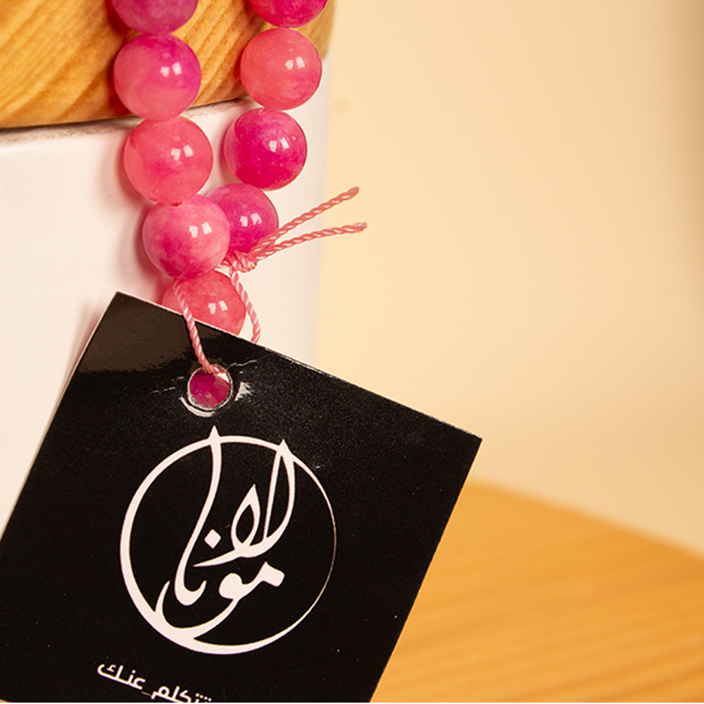 product-image-Turquoise Rosary & 15 Roses - Pink