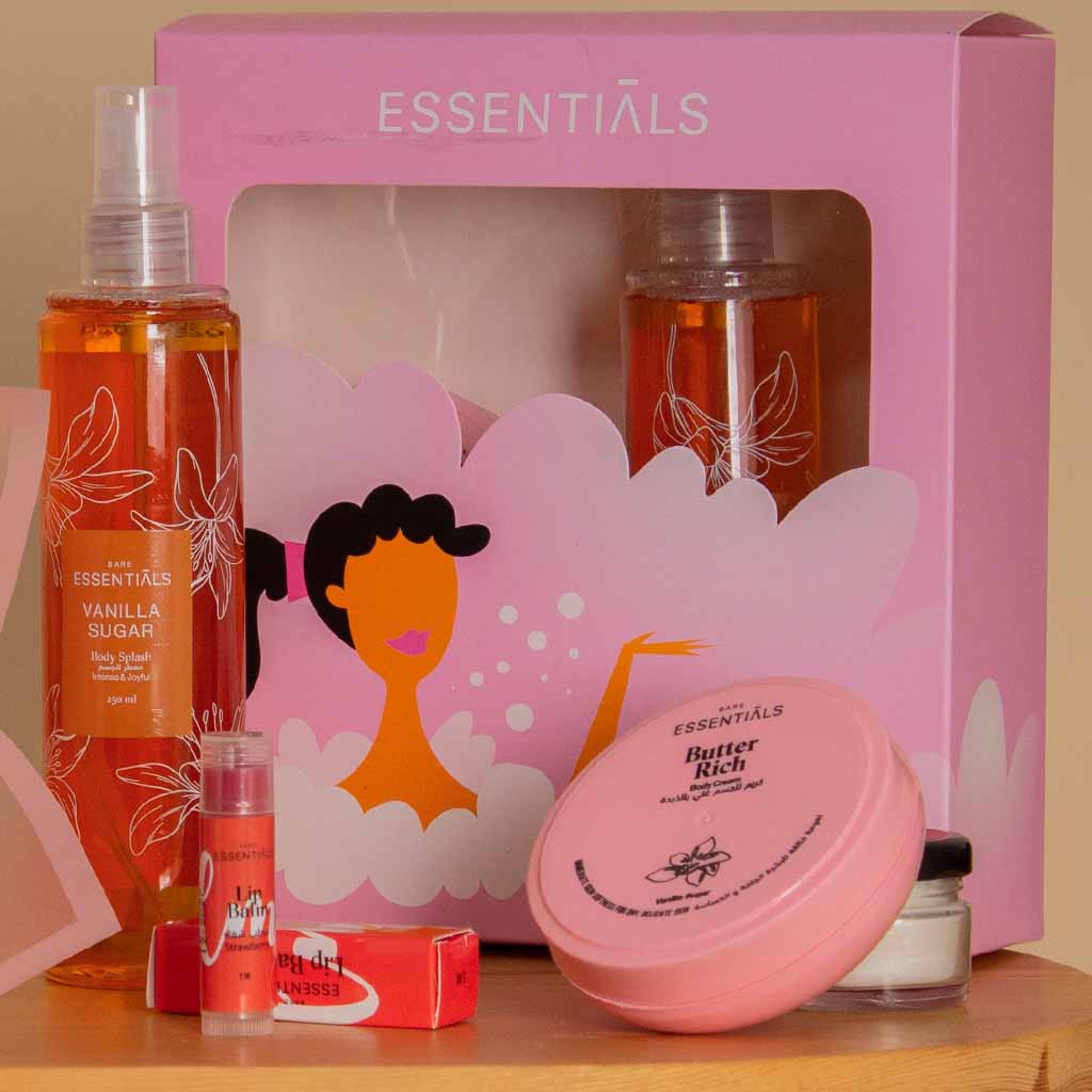product-image-Wild Berries Hydration Trio Essentials Butter Splash Set | Light Pink Bouquet