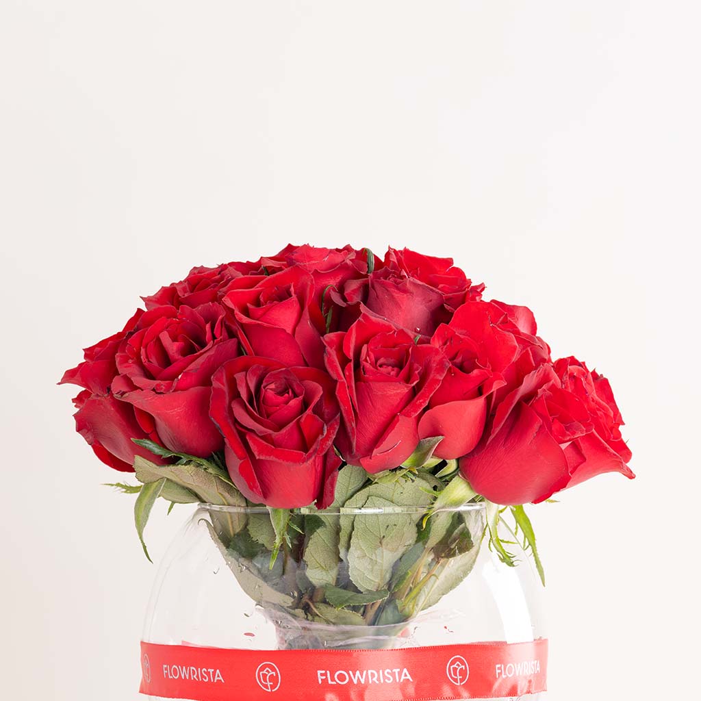 product-image-مزهرية ورود حمراء - ٣٠ وردة