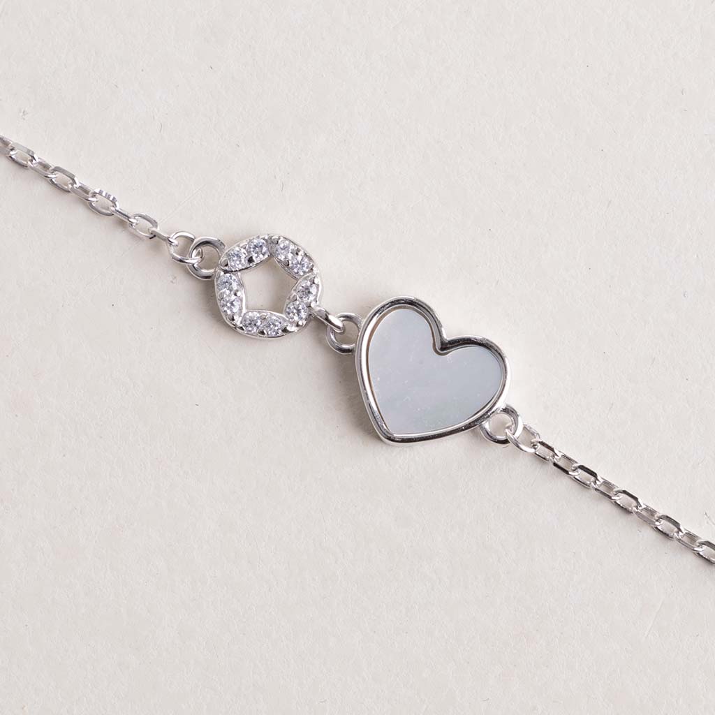 product-image-Markiz 925 Thai Silver Bracelet – Heart & Star