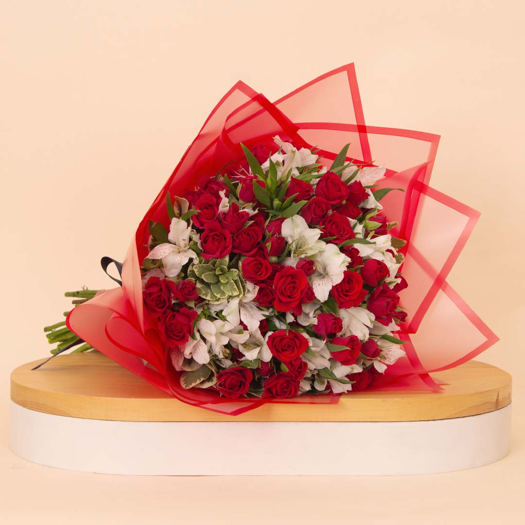 product-image-فلوريستا | باقة ألستروميريا وبيبي روز