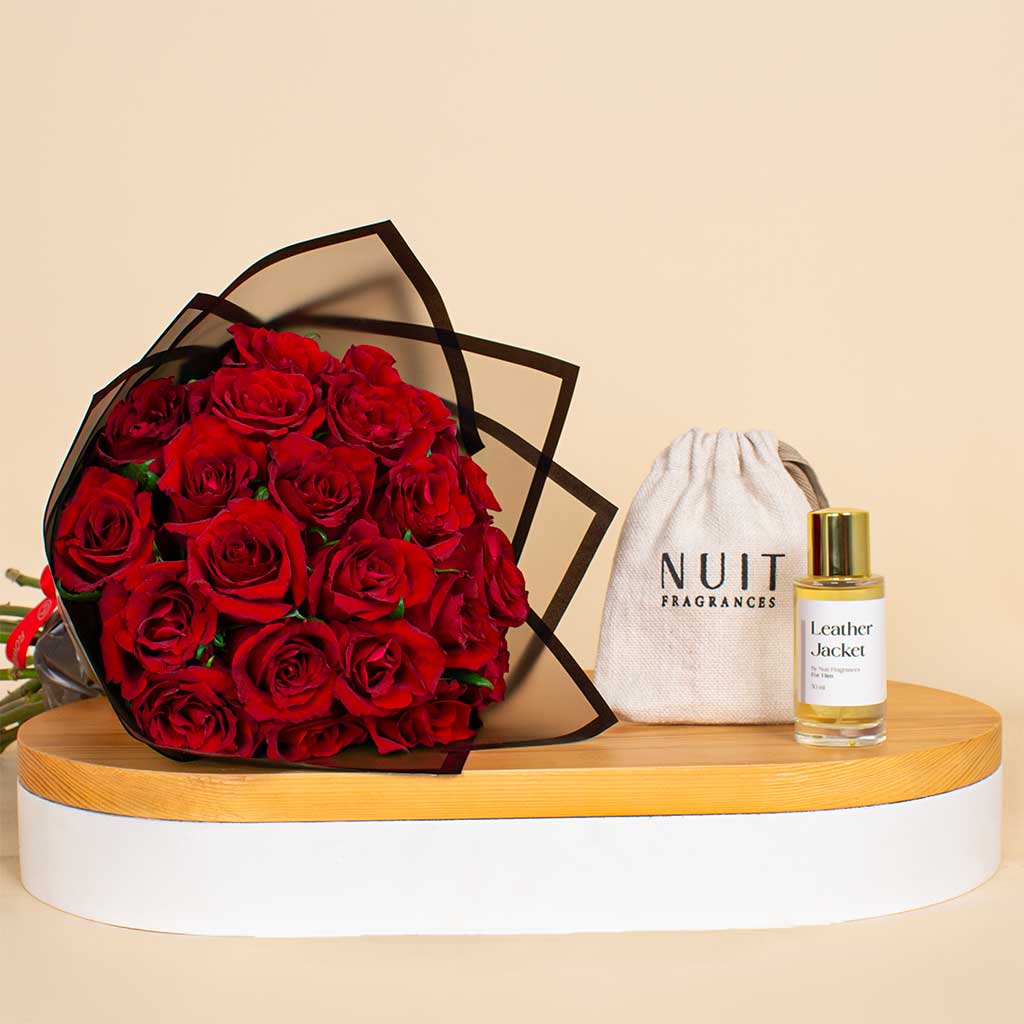 product-image-عطر نوت ليز جاكيت مع 20 وردة حمراء - مجموعة هدايا عيد الحب