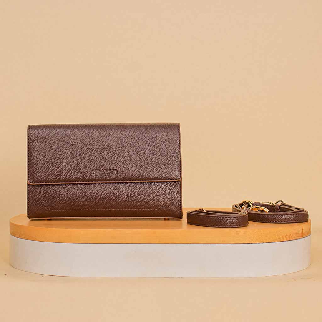 product-image-Pavo Brown Cross Handbag and Purble Unique Vase