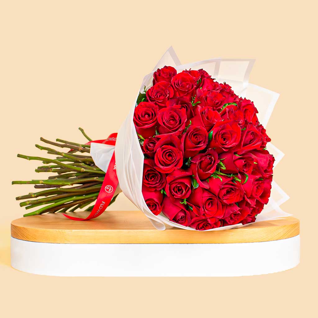product-image-The Sweetheart’s Bliss Bouquet | 50 Red Rose