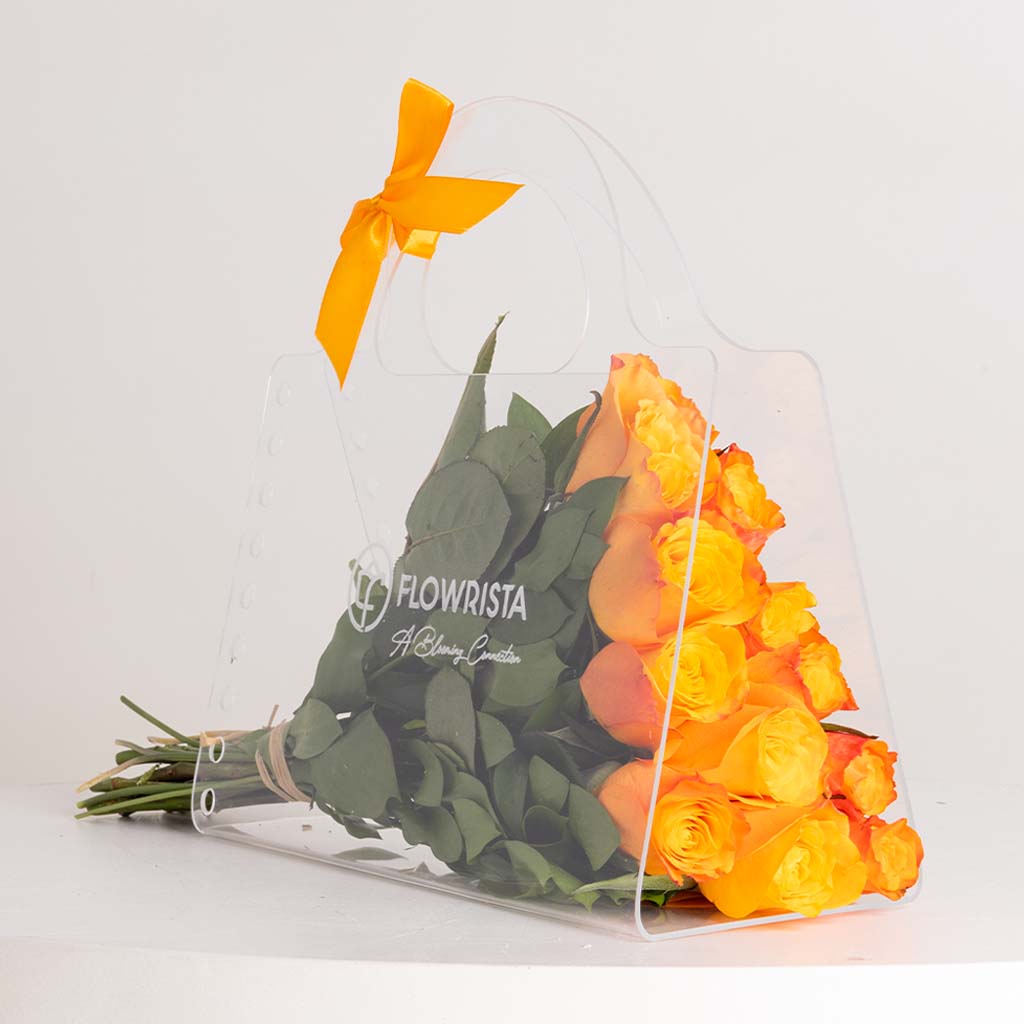 product-image-طقم أكواب إسبريسو تيب اوف ذا داي مع حقيبة ورود برتقالية