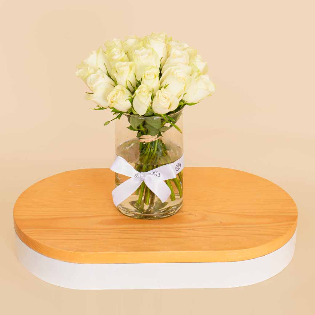 product-image-White Roses Vase