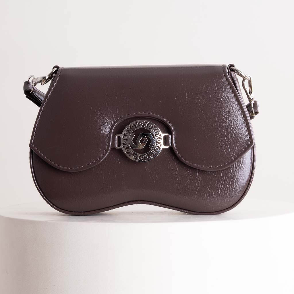 product-image-CoCan Mini Golden Purse Bag & Purple Roses Vase