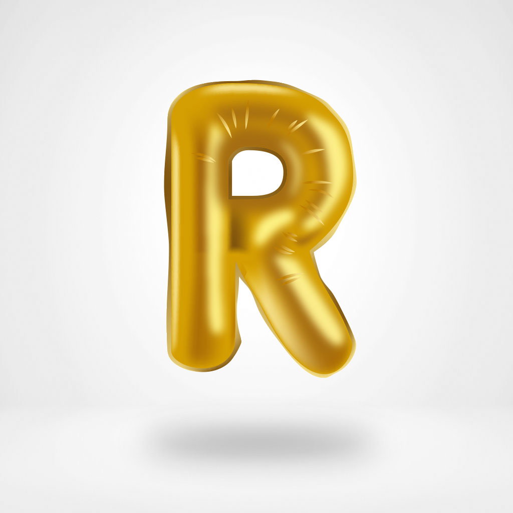 product-image-بالون حرف R
