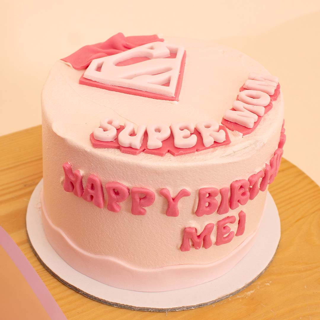 product-image-Ninos Super Mom Celebration Cake & 15 Pink Roses