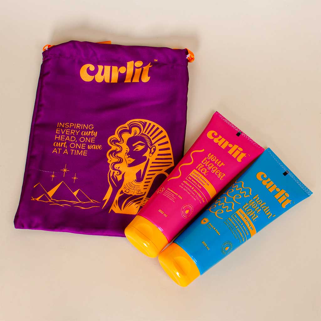 Flowrista Online Flowers Shop Curlit hair care gift set | Gel And Wavy