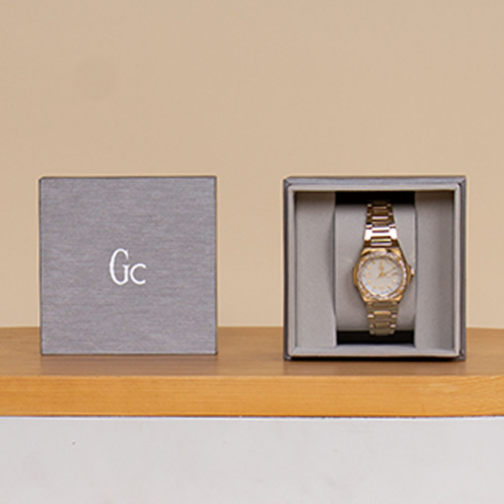 product-image-GC Women's White Stainless Steel Watch - Perfect Mother's Day Gift