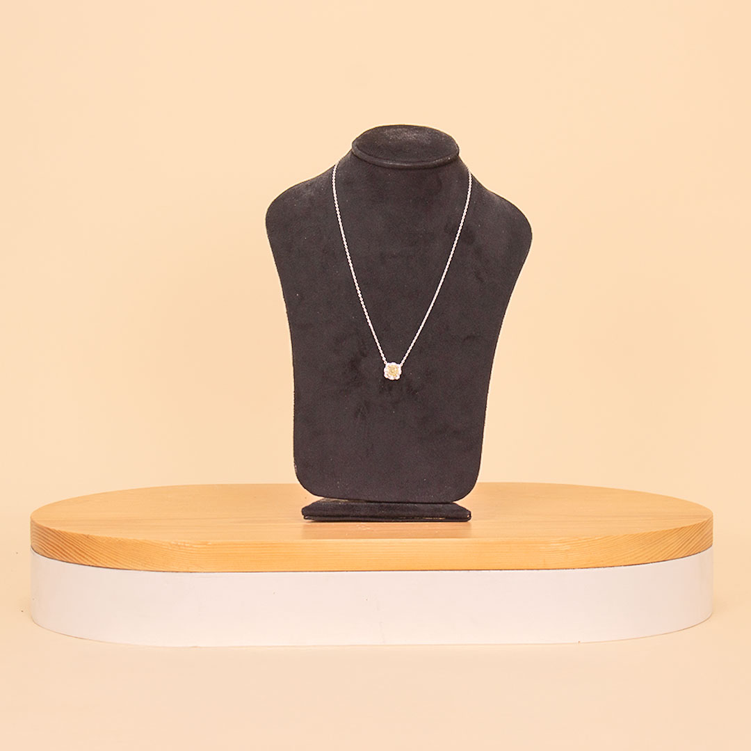product-image-Markiz Sterling Silver Necklace with Yellow Zircon