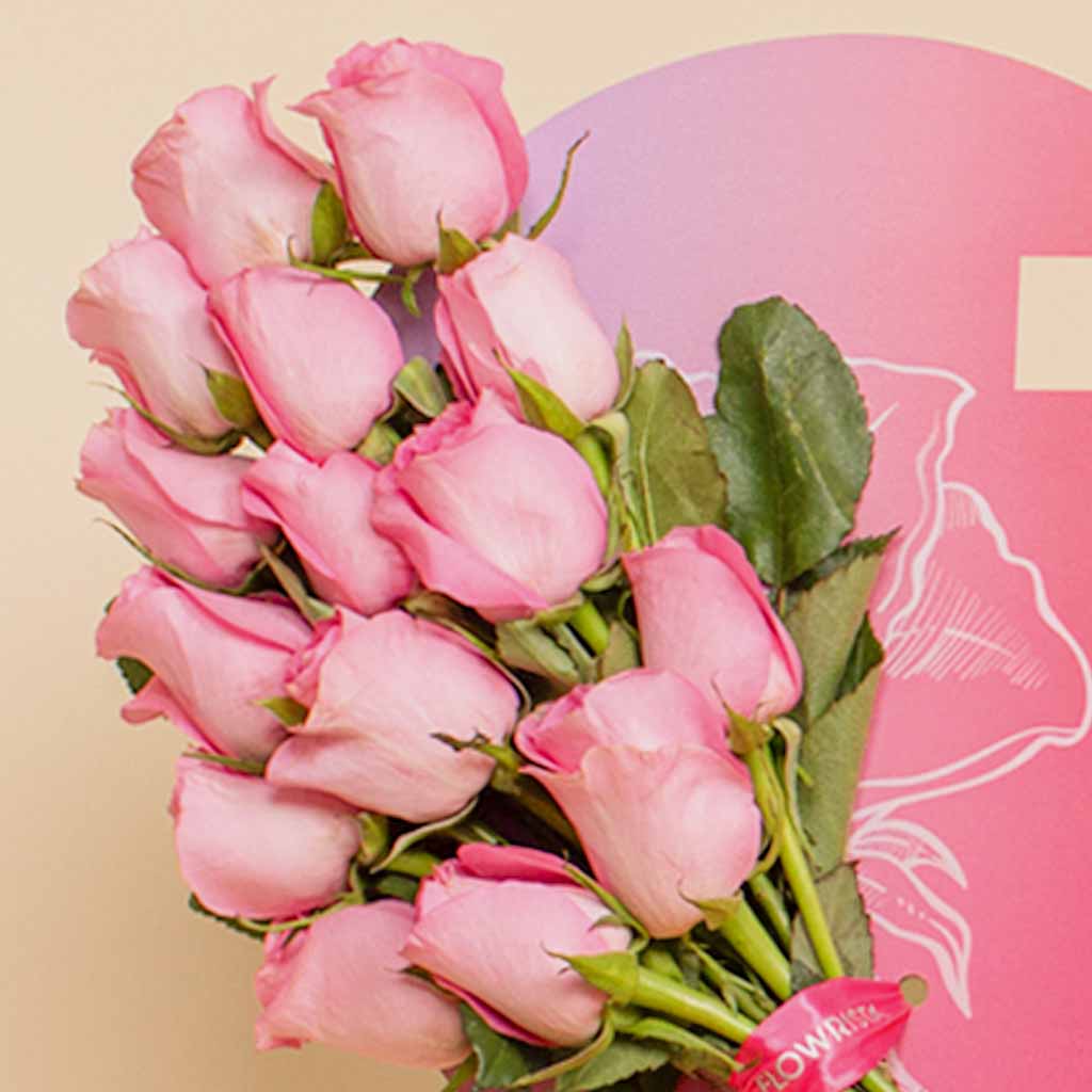 product-image-Pink Roses with Heart