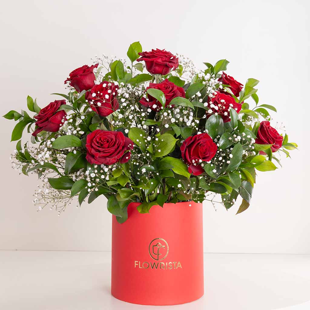 Flowrista Online Flowers Shop صندوق فلوريستا الرومانسي