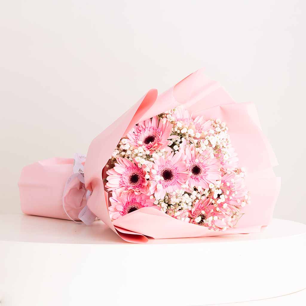 Flowrista Online Flowers Shop باقة ورد وردية فاخرة