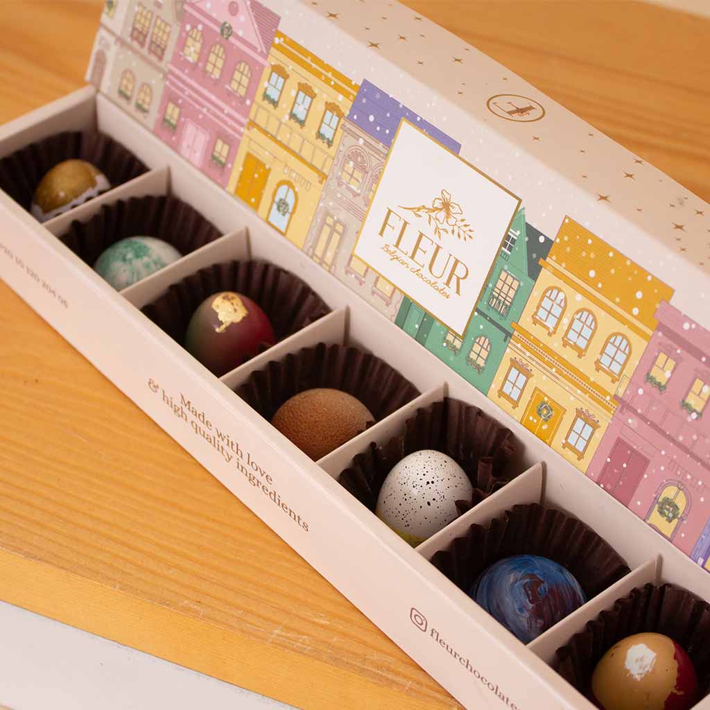 product-image-Fleur Belgian Chocolate Hampers Leather Box