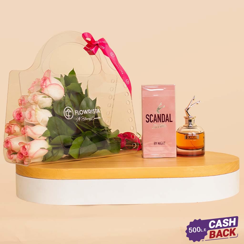 product-image-Scandal Perfume by night | Pink Roses Bag