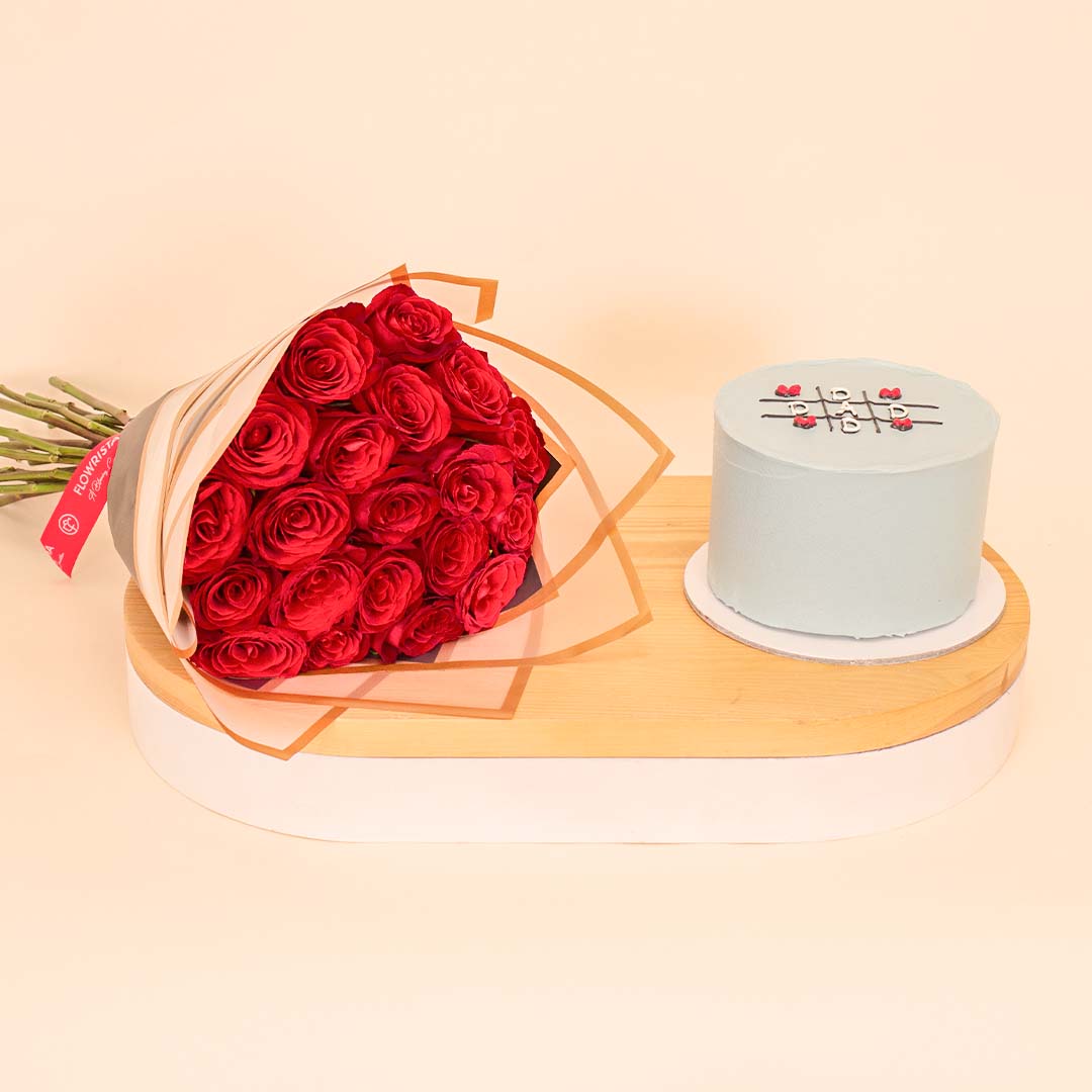 product-image-Ninos Dad Cake & 20 Red Roses