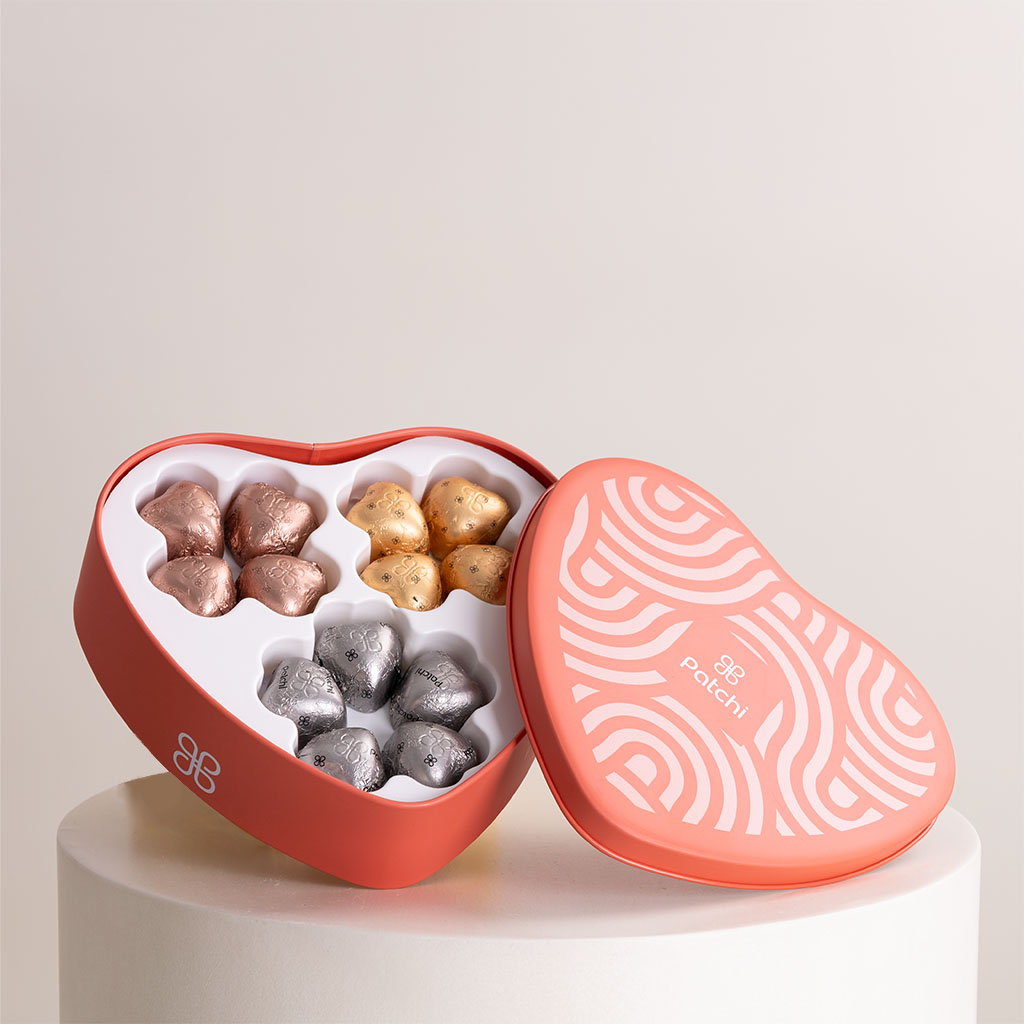 product-image-Patchi Tin Box 245g & Red Botanica Box