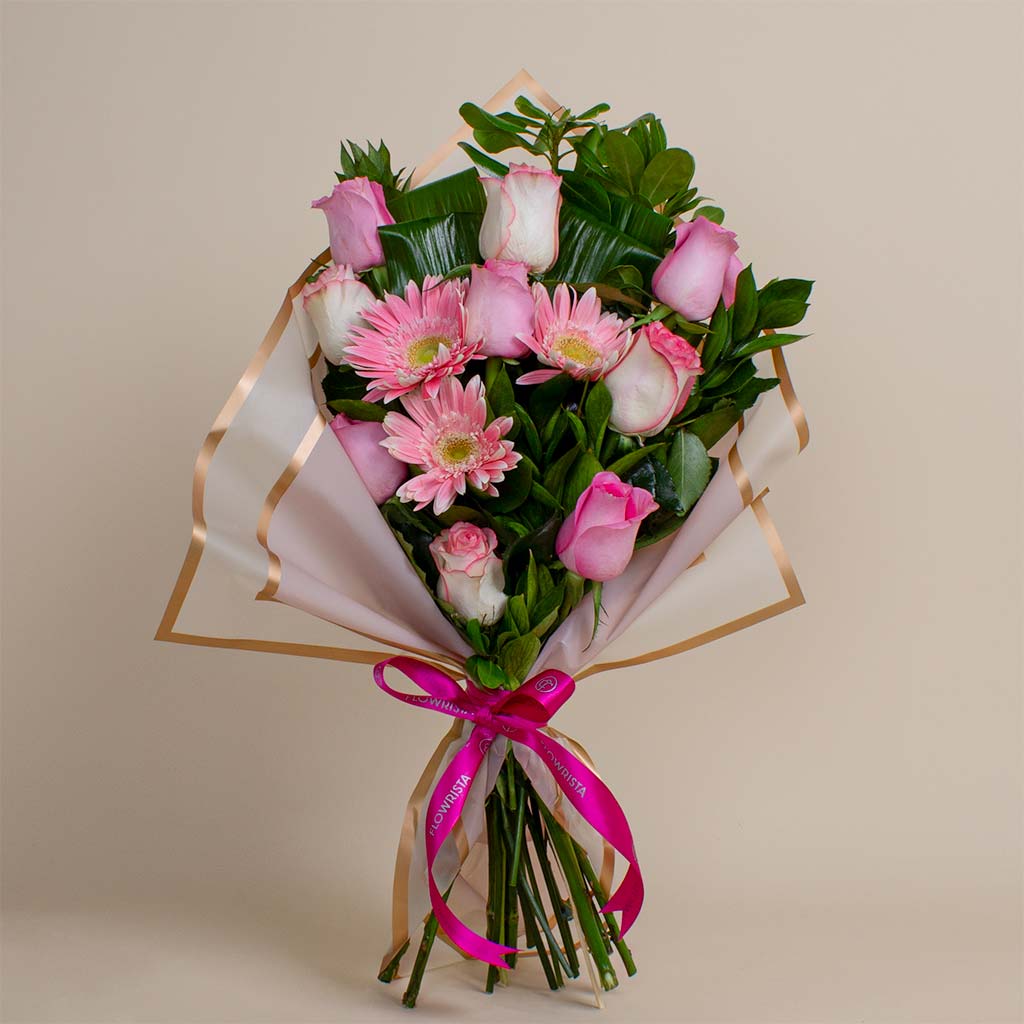 product-image-Flowrista Gorgeous Pink Roses Bouquet