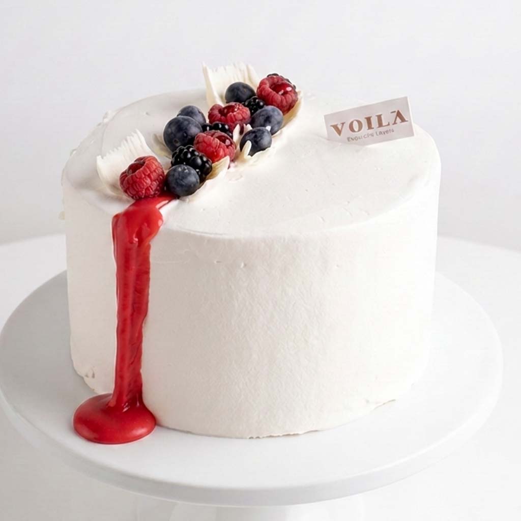 product-image-Voila White Forest Cake & 15 Red Roses