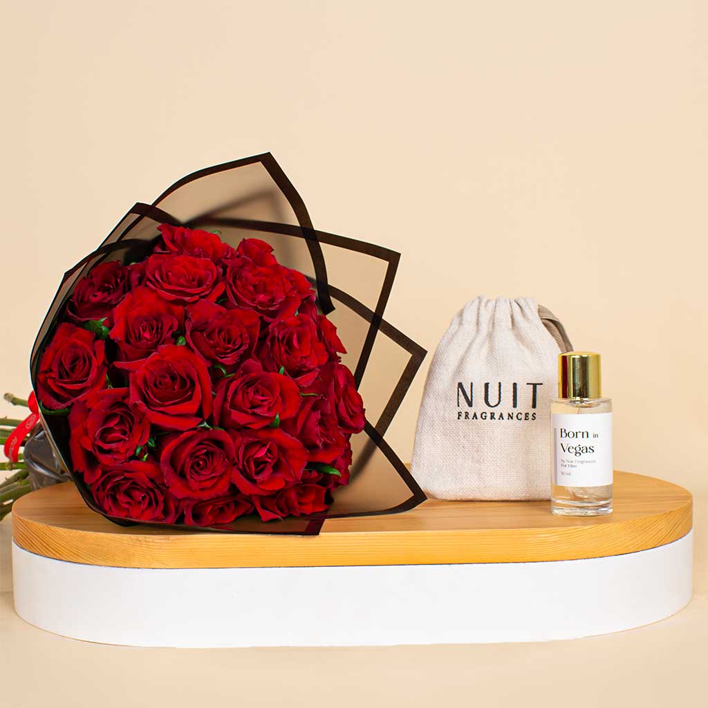 product-image-عطر نويت بورن إن فيغاس و20 وردة حمراء - هدية مثالية لعيد الحب