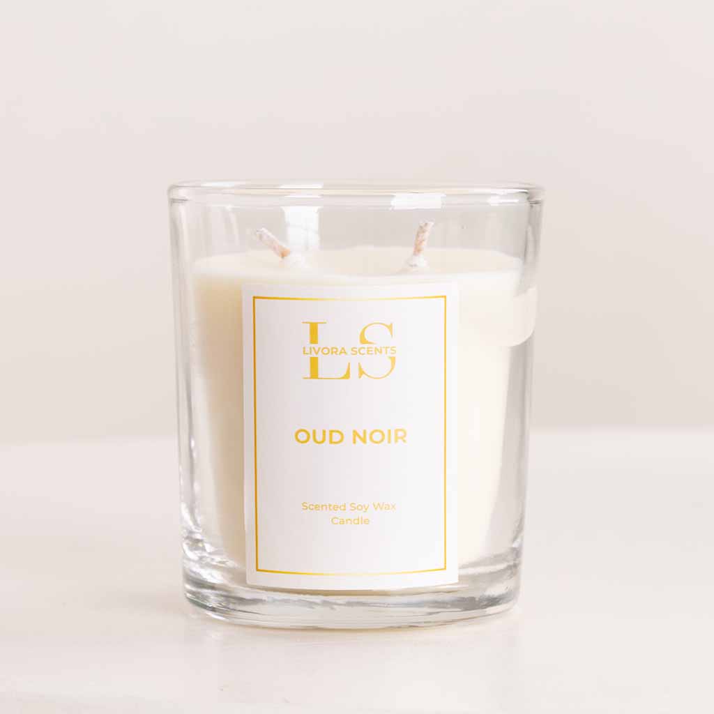 product-image-Livora Scents Oud Noir Bundle & White Roses Vase