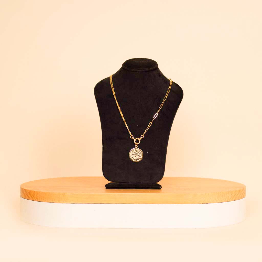 product-image-Feliz Moda Omi Silver Necklace & Vase Of 20 Purple Rose