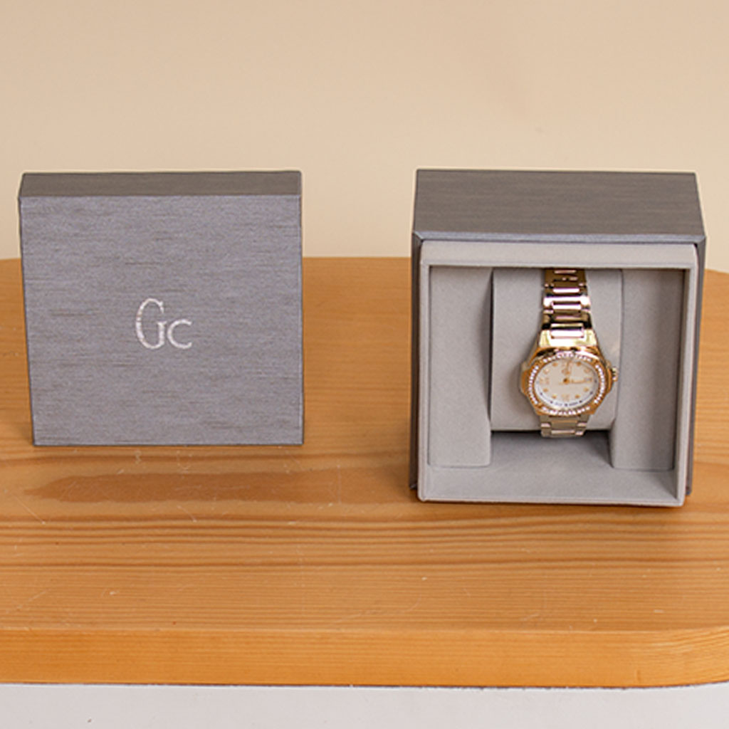product-image-GC Women's White Stainless Steel Watch - Perfect Mother's Day Gift