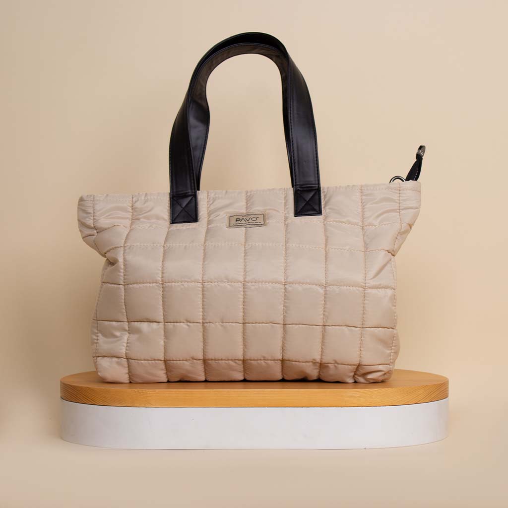 product-image-Pavo Tote Bag Handbag - Beige