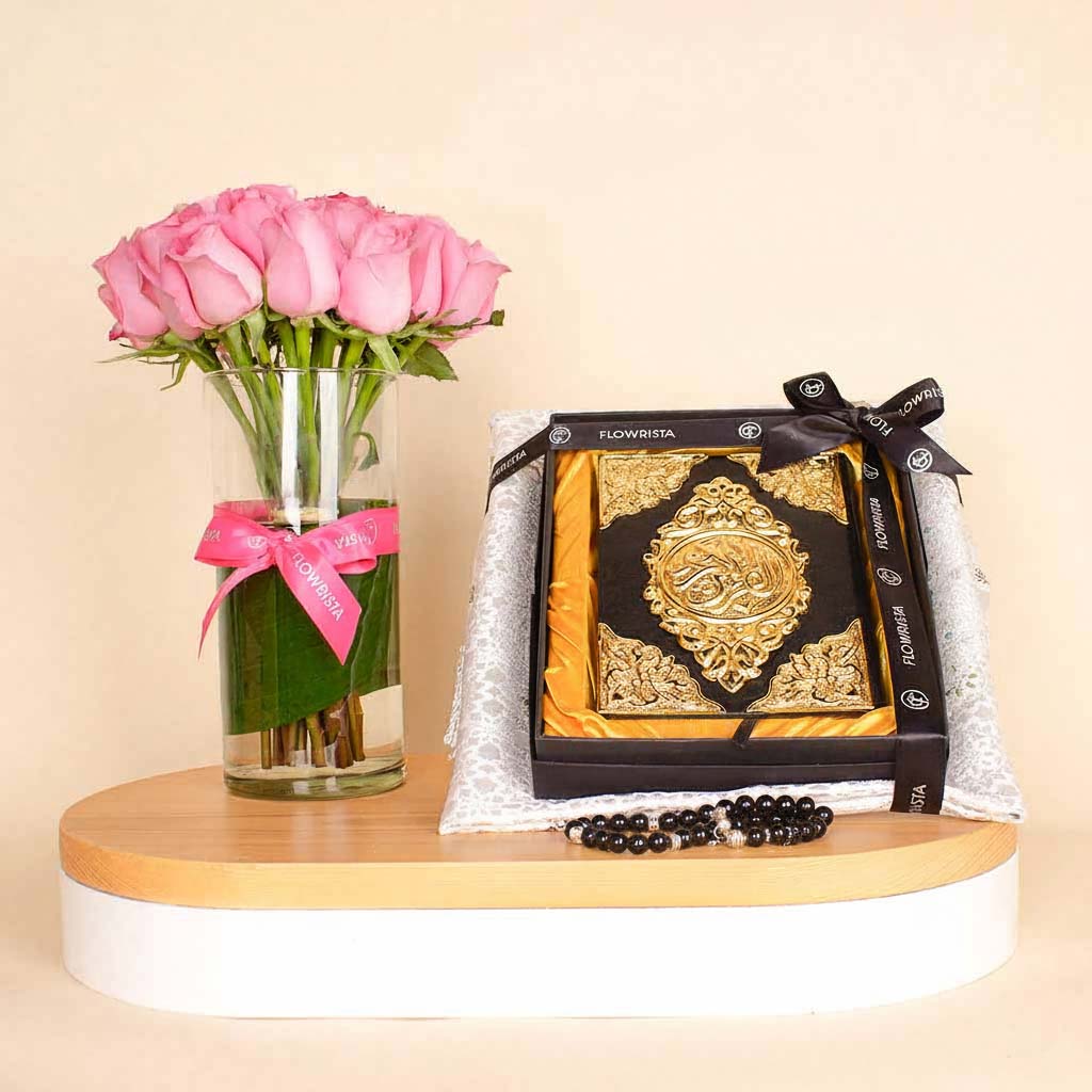 product-image-Ramadan spiritual set | Pink Flower Vase