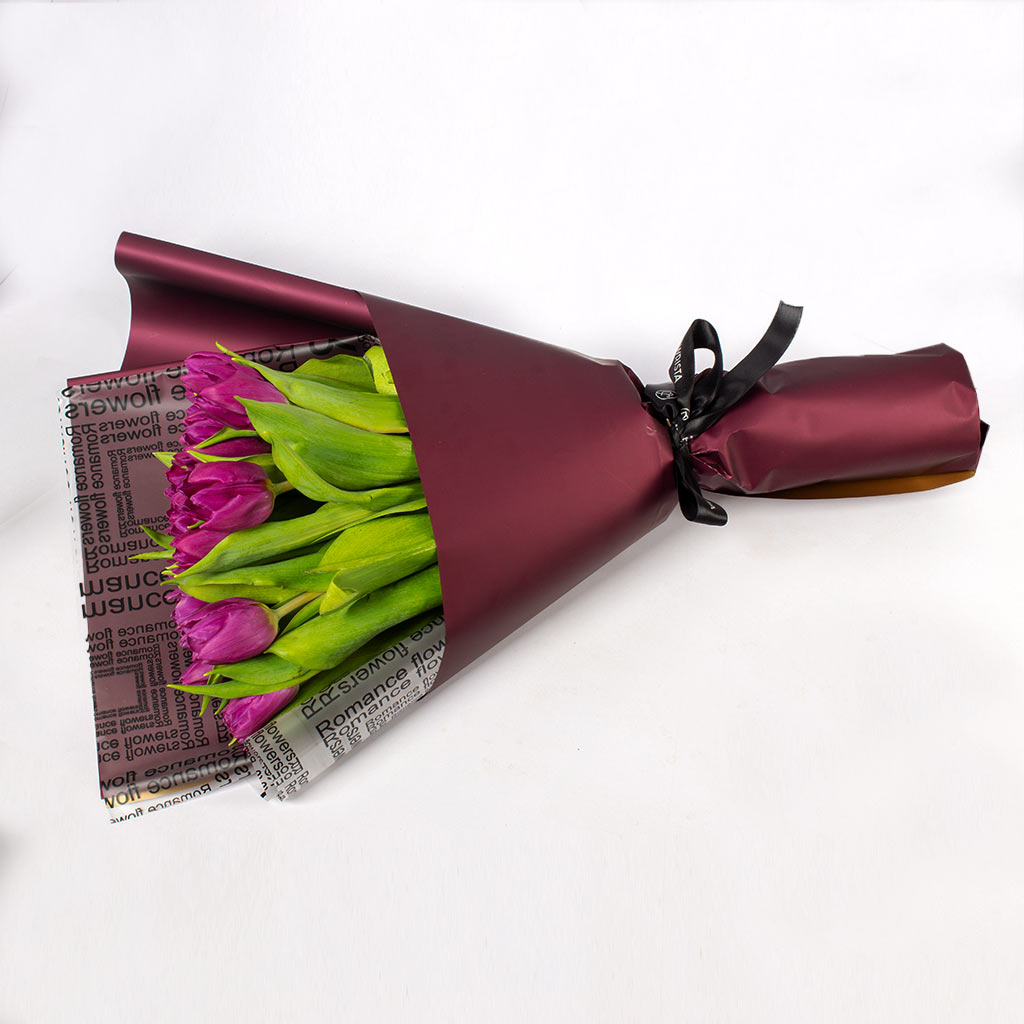 product-image-Purple Tulip Hand Bouquet