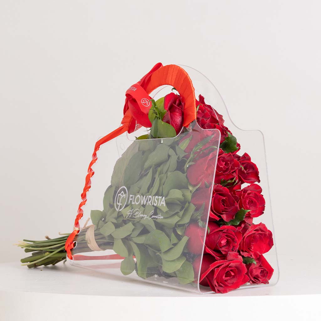 product-image-طقم فناجين إسبريسو صفراء من تيب أوف ذا داي مع حقيبة ورود حمراء