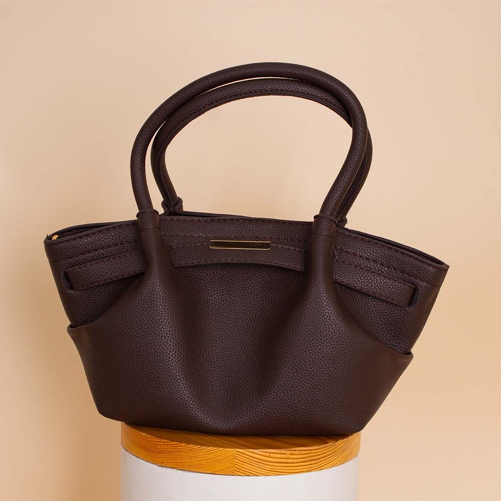 product-image-Alamki Alice Bag Brown & White Roses Vase