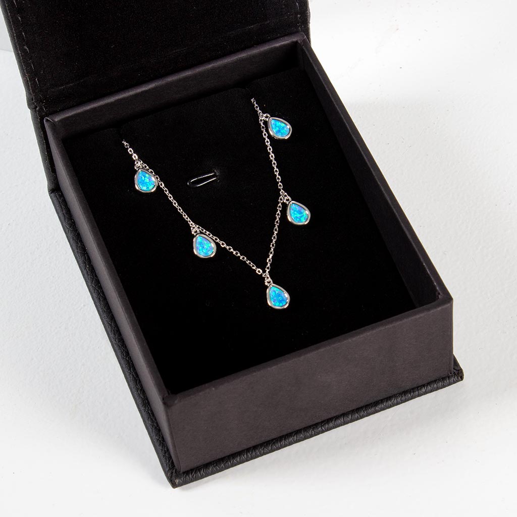 product-image-Markiz Rhodium Opal Necklace