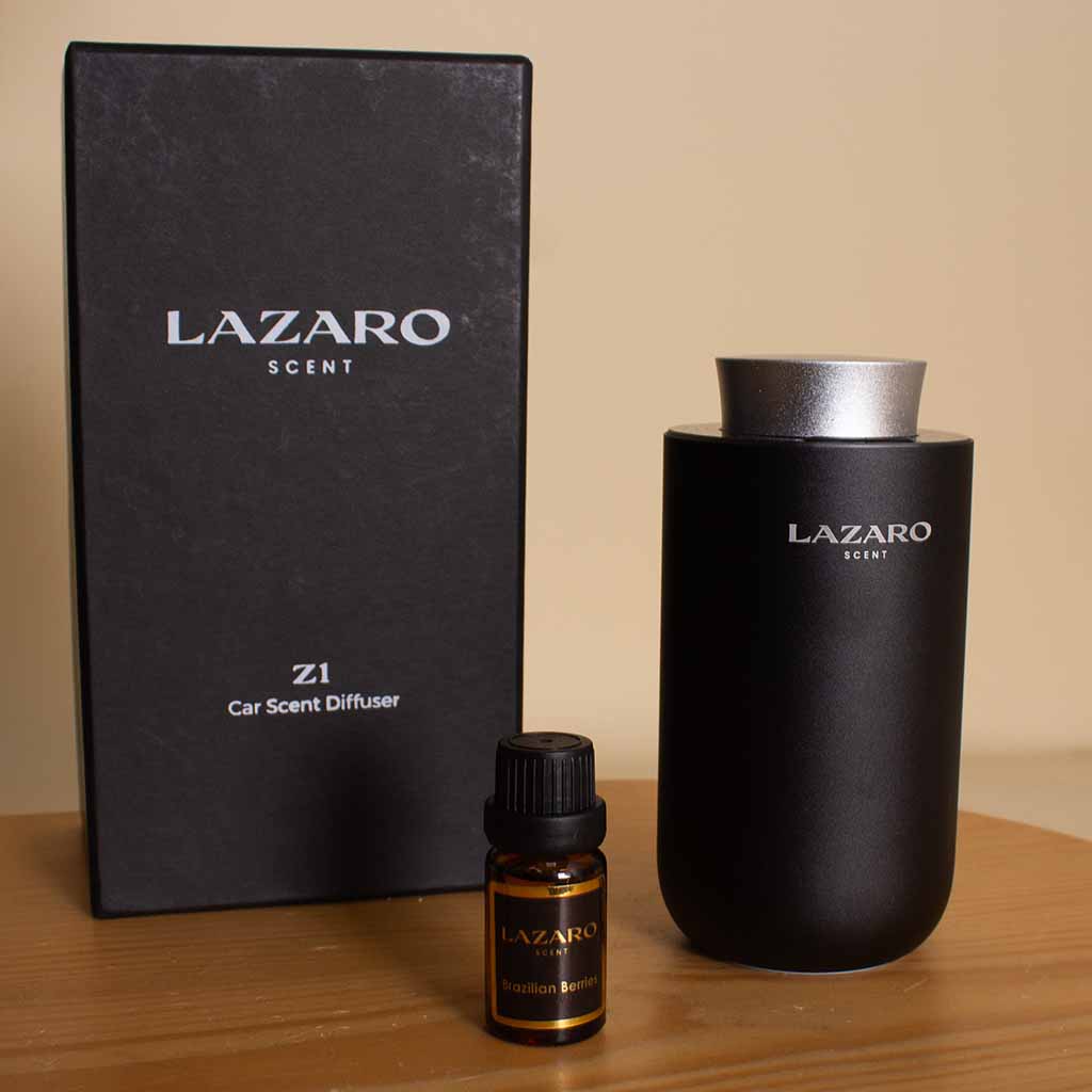 product-image-معطر جو للسيارة لازارو Z1، أسود و25 وردة حمراء