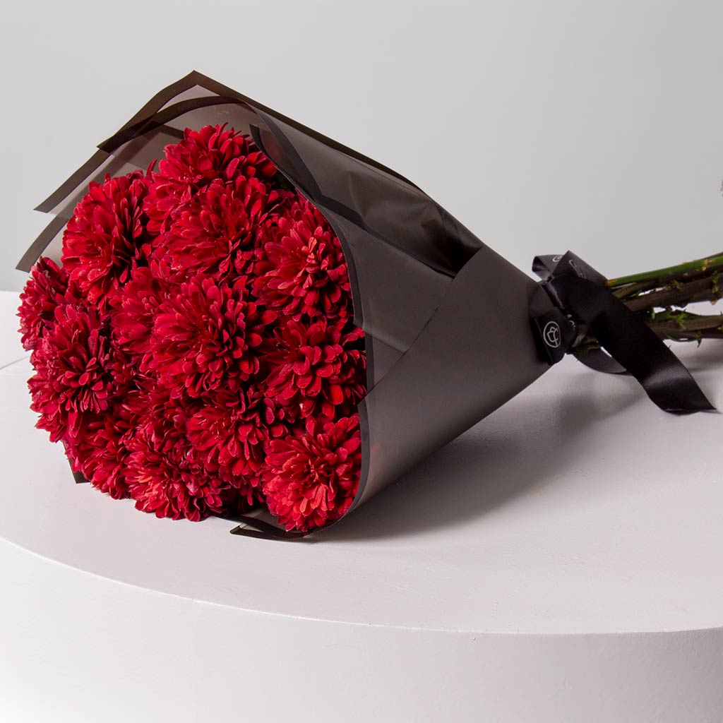 product-image-Red Flowers Bouquet & Moroccan Spa Voucher