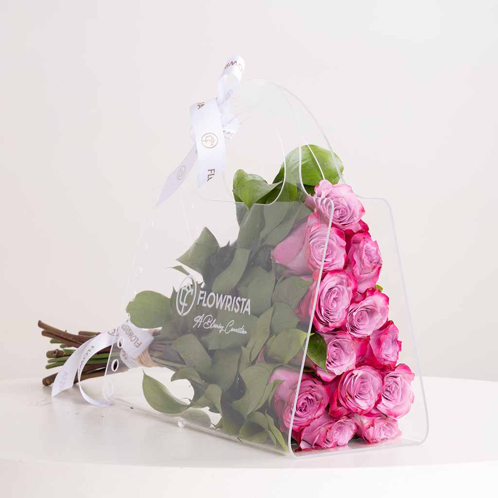 Flowrista Online Flowers Shop حقيبة أرجوانية