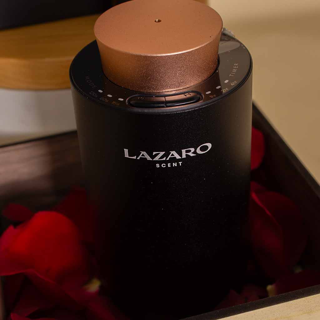 product-image-Lazaro Z1 Car Scent Diffuser Black & 9 Roses And Golden Flower