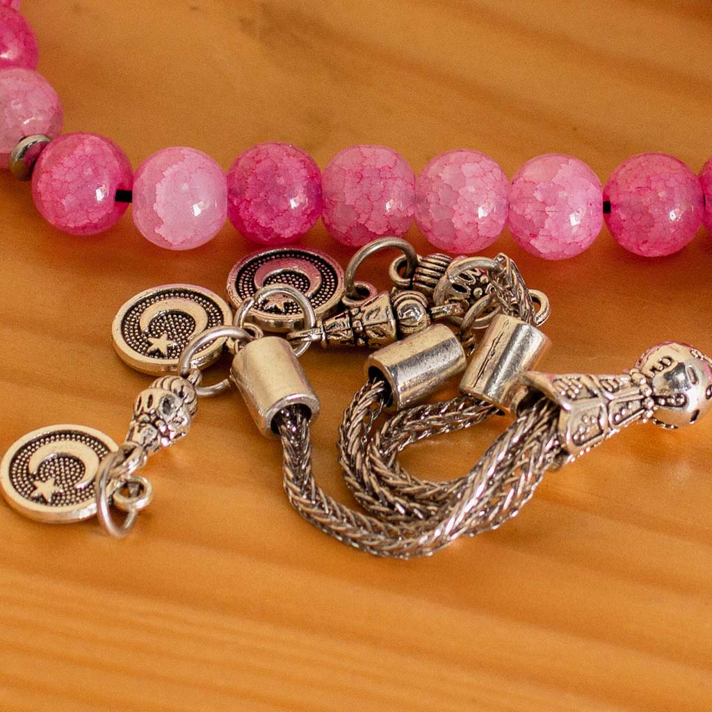 product-image-Delicate Pink Prayer Beads - A Gift for Gratitude & Serenity