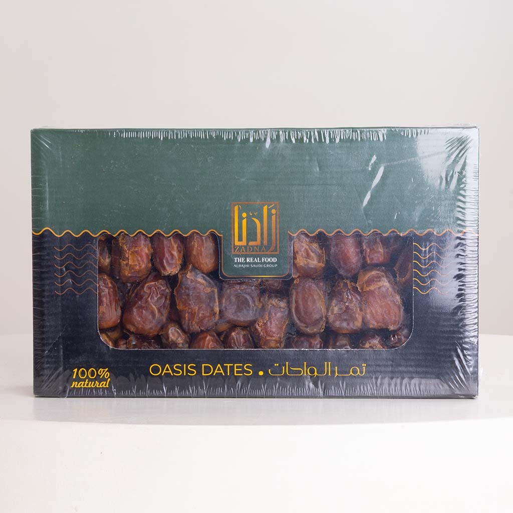 product-image-تمر زادنا الفاخر ١٫٥ كجم مع باقة من الورود البنفسجية