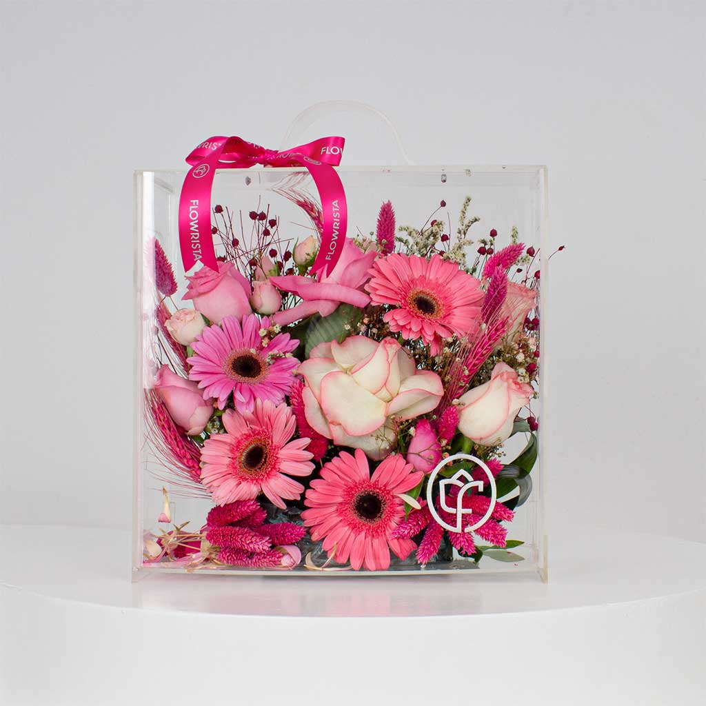product-image-All in pink roses box